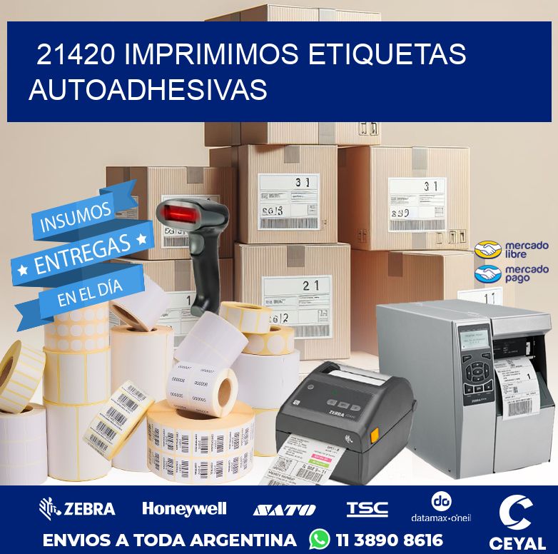 21420 IMPRIMIMOS ETIQUETAS AUTOADHESIVAS