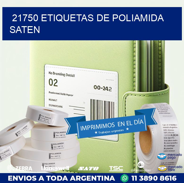 21750 ETIQUETAS DE POLIAMIDA SATEN