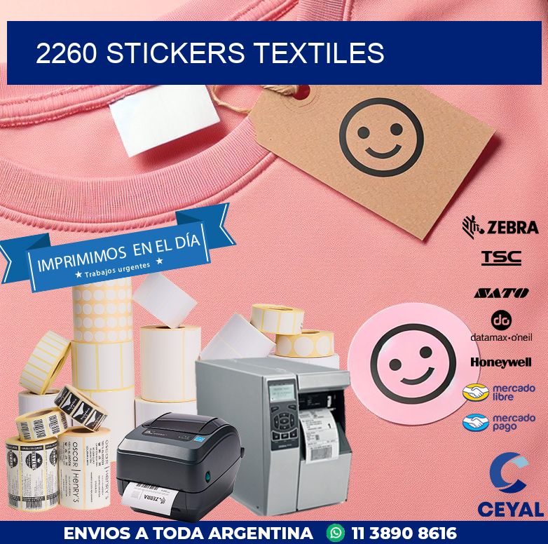 2260 STICKERS TEXTILES