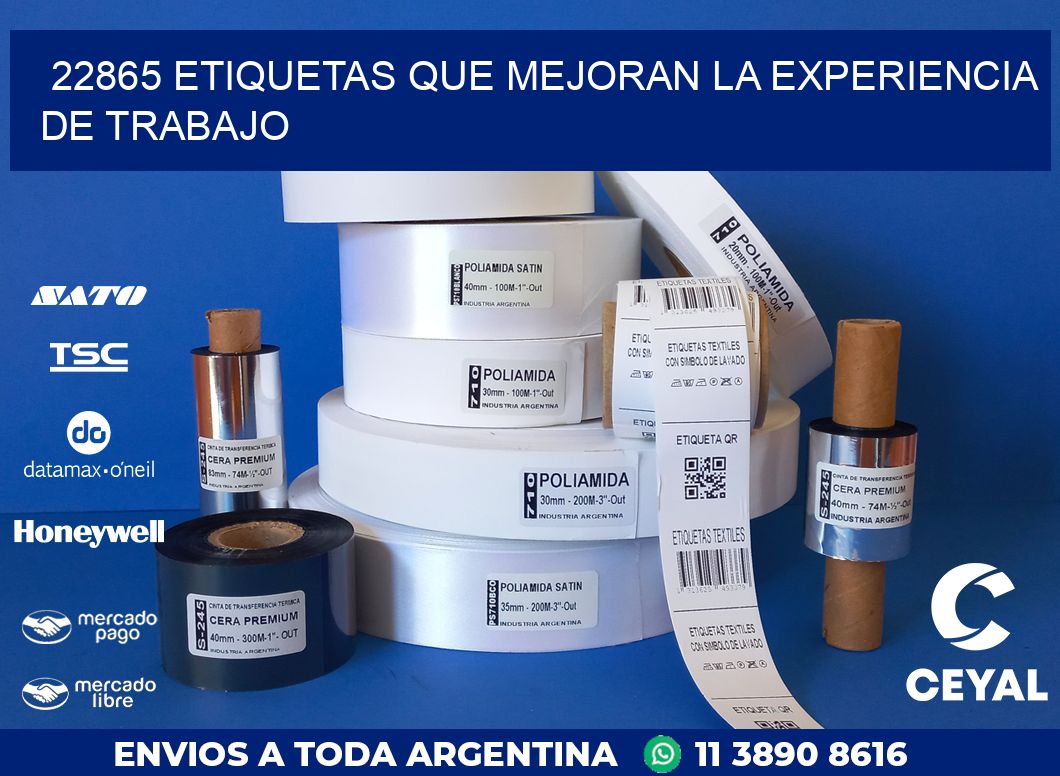 22865 ETIQUETAS QUE MEJORAN LA EXPERIENCIA DE TRABAJO
