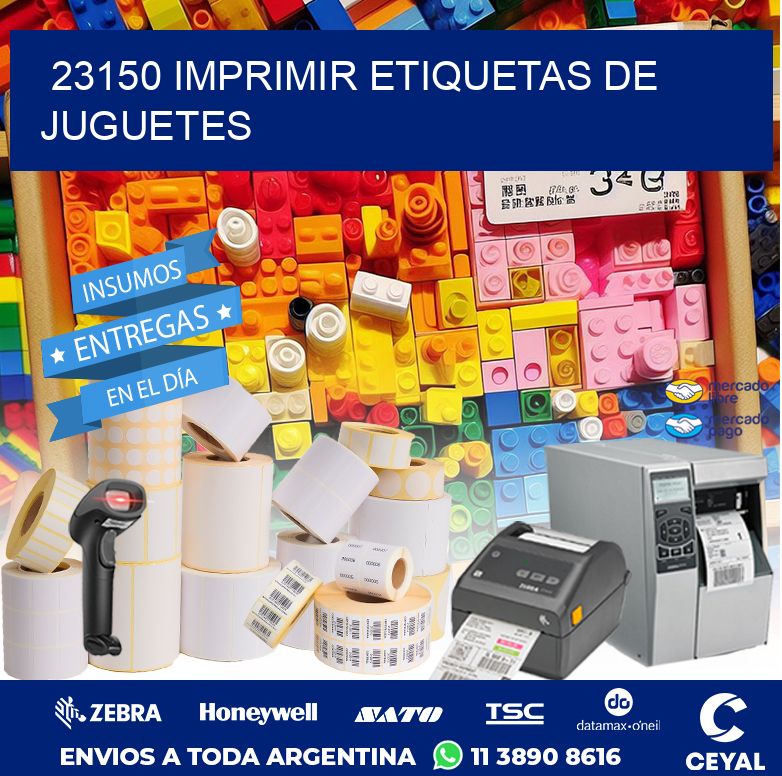 23150 IMPRIMIR ETIQUETAS DE JUGUETES