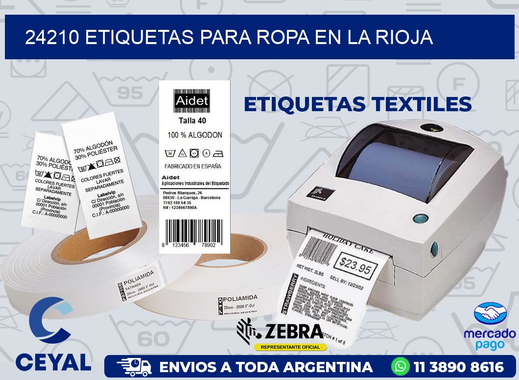 24210 ETIQUETAS PARA ROPA EN LA RIOJA