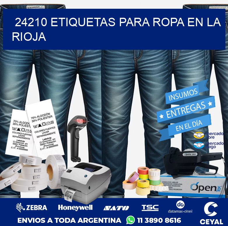 24210 ETIQUETAS PARA ROPA EN LA RIOJA