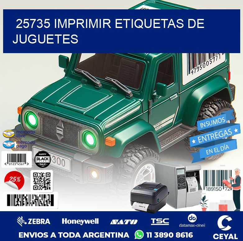25735 IMPRIMIR ETIQUETAS DE JUGUETES