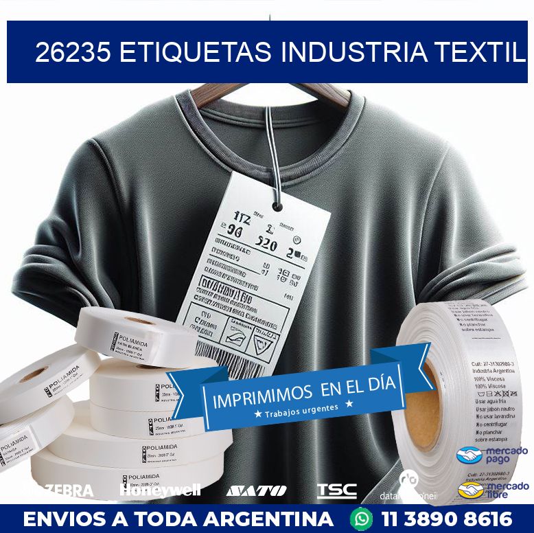 26235 ETIQUETAS INDUSTRIA TEXTIL