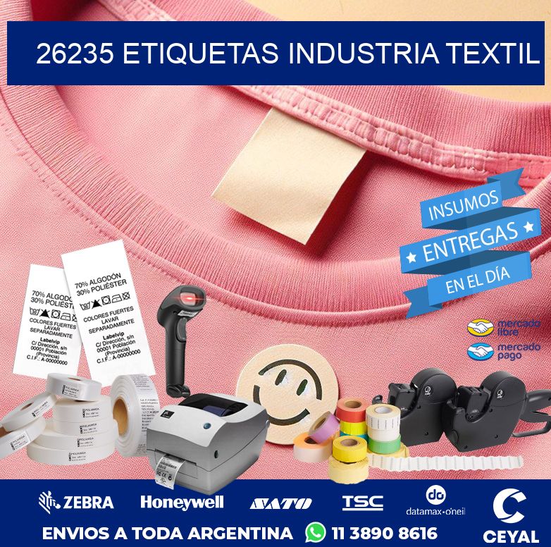 26235 ETIQUETAS INDUSTRIA TEXTIL