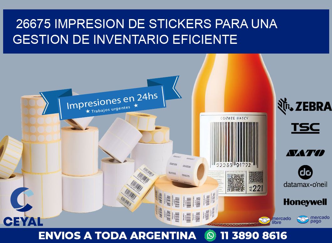 26675 IMPRESION DE STICKERS PARA UNA GESTION DE INVENTARIO EFICIENTE