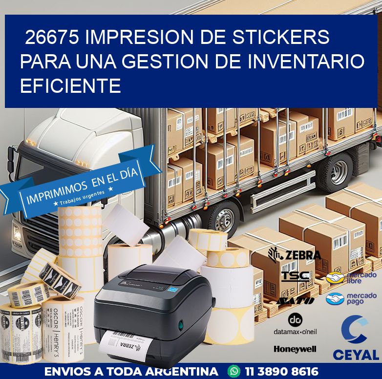 26675 IMPRESION DE STICKERS PARA UNA GESTION DE INVENTARIO EFICIENTE