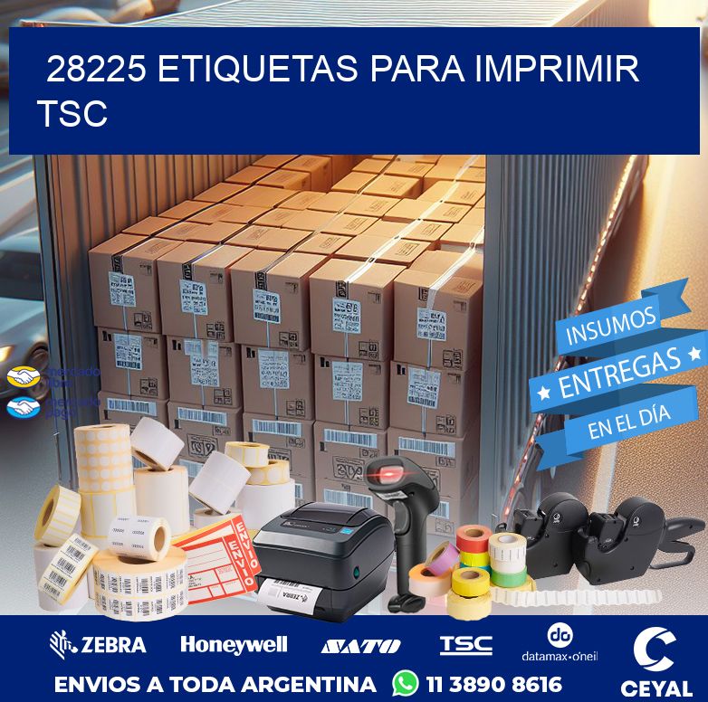 28225 ETIQUETAS PARA IMPRIMIR TSC