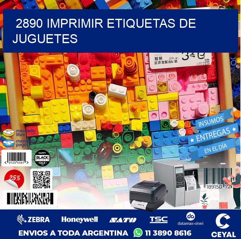 2890 IMPRIMIR ETIQUETAS DE JUGUETES