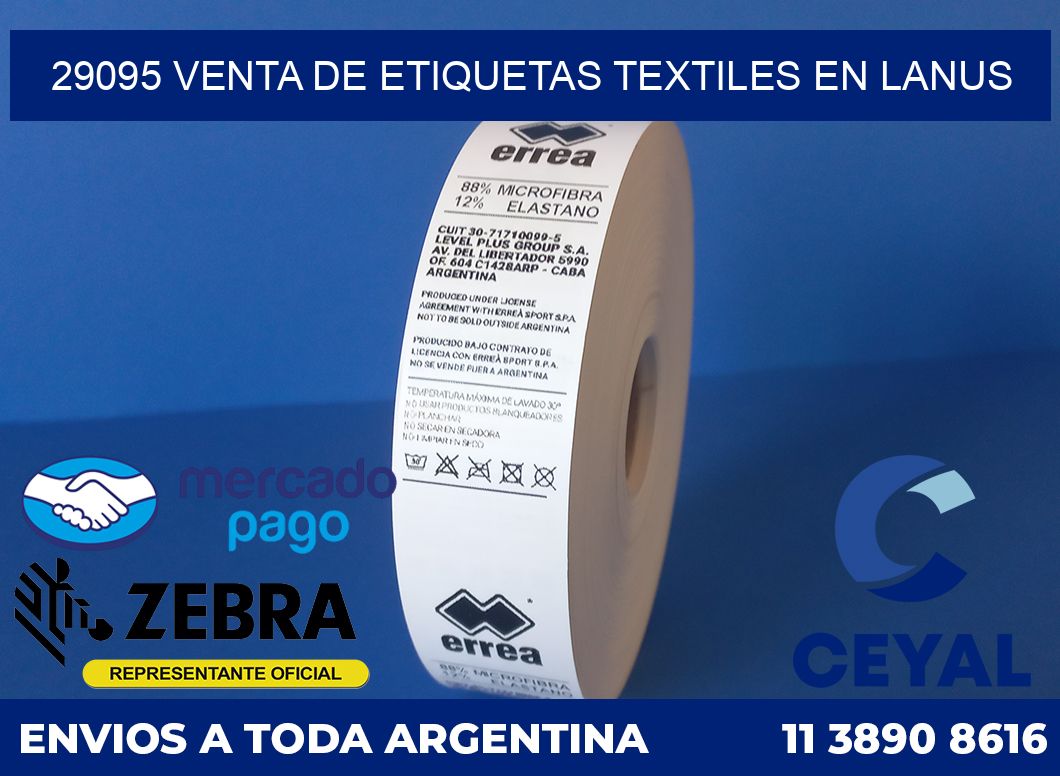 29095 VENTA DE ETIQUETAS TEXTILES EN LANUS