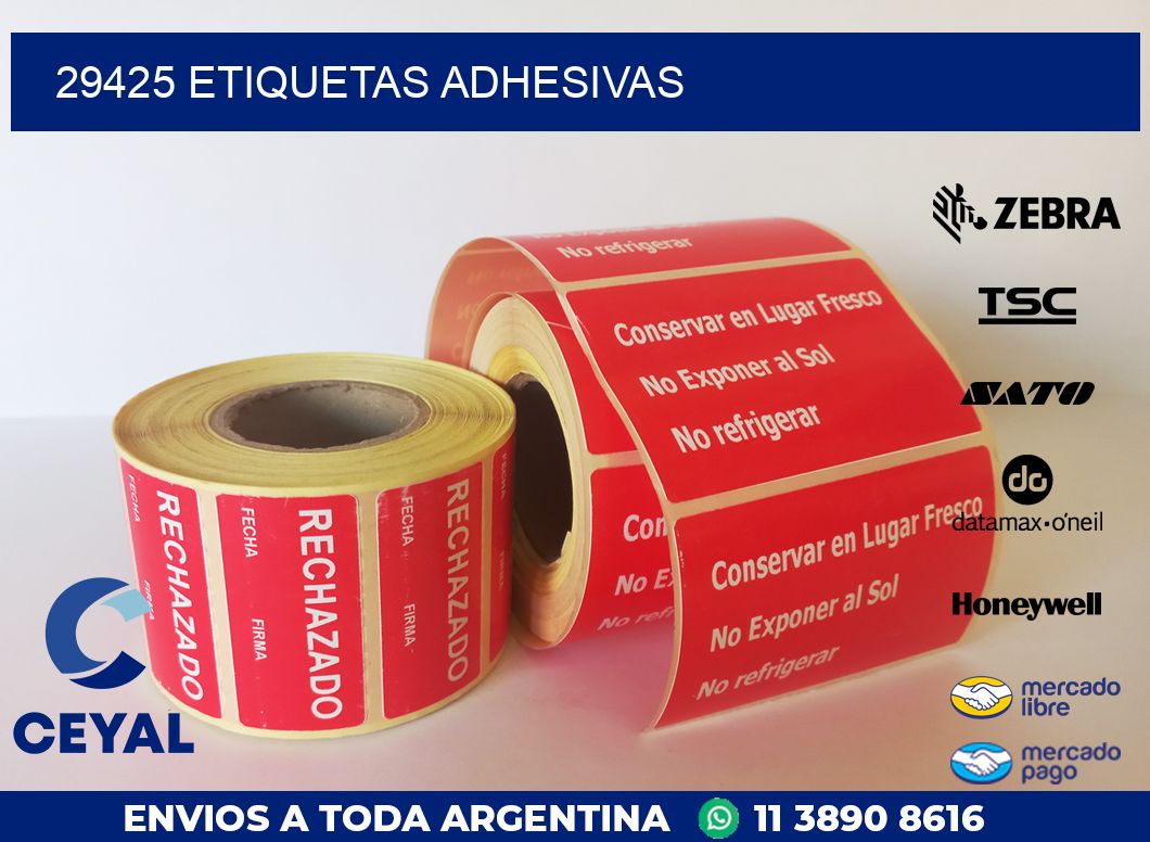 29425 ETIQUETAS ADHESIVAS