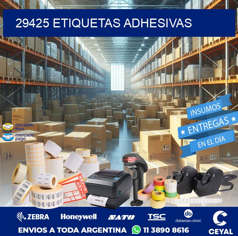 29425 ETIQUETAS ADHESIVAS
