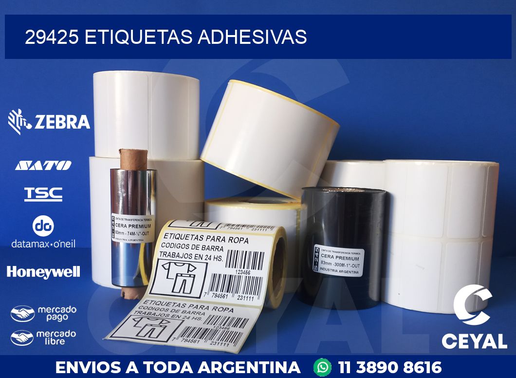 29425 ETIQUETAS ADHESIVAS