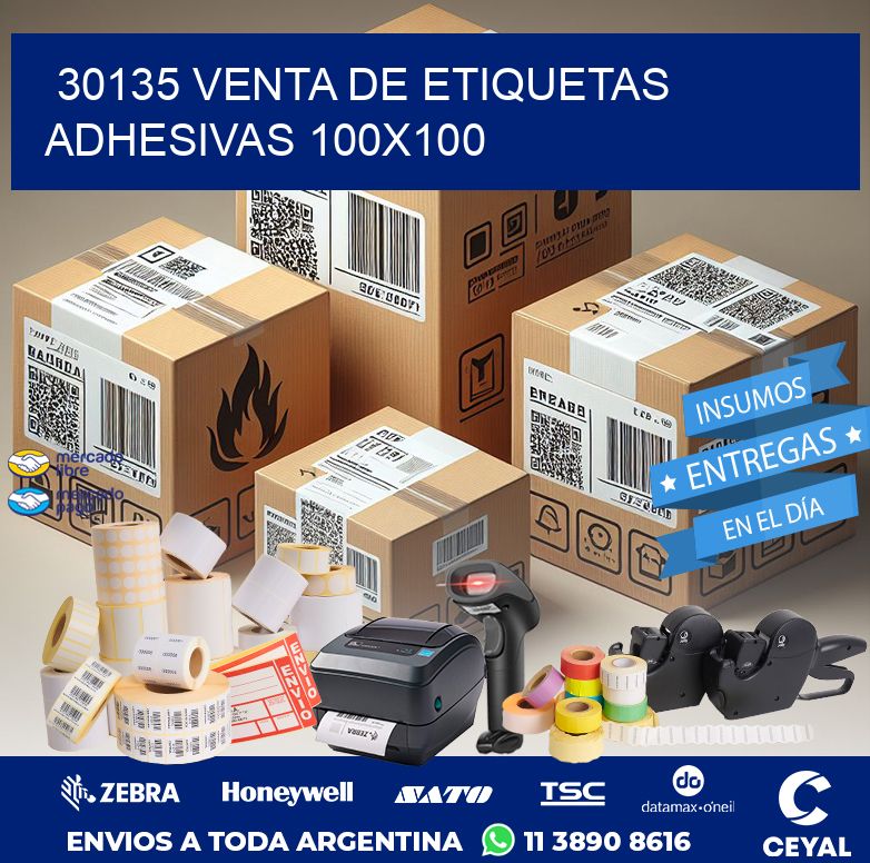 30135 VENTA DE ETIQUETAS ADHESIVAS 100X100