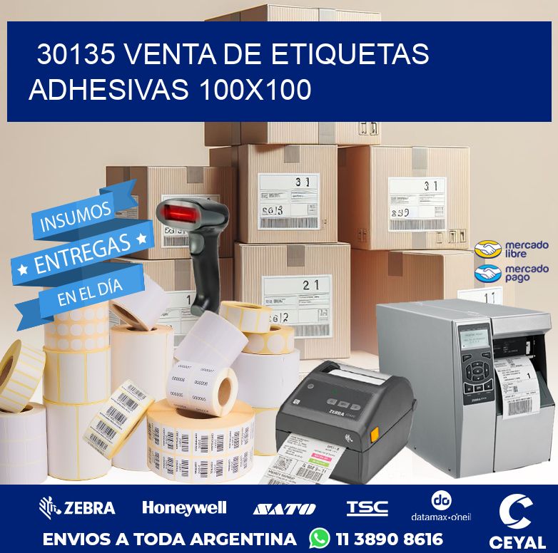 30135 VENTA DE ETIQUETAS ADHESIVAS 100X100