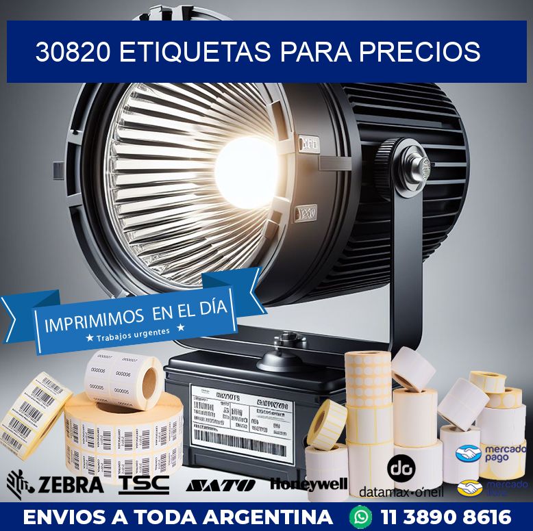 30820 ETIQUETAS PARA PRECIOS