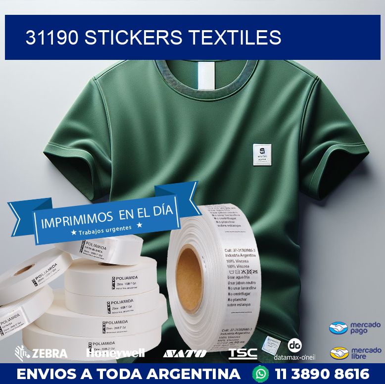 31190 STICKERS TEXTILES