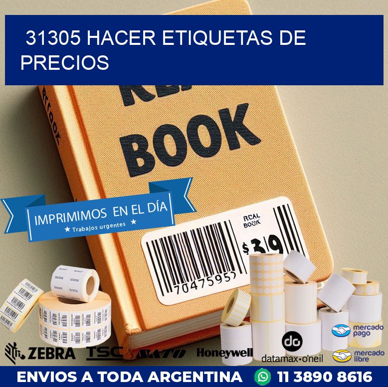 31305 HACER ETIQUETAS DE PRECIOS