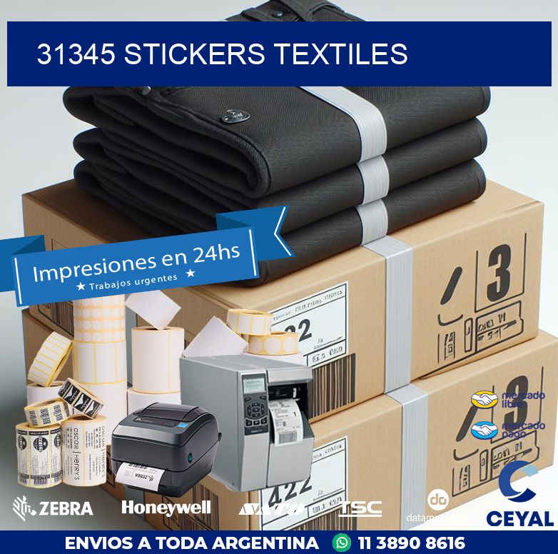 31345 STICKERS TEXTILES