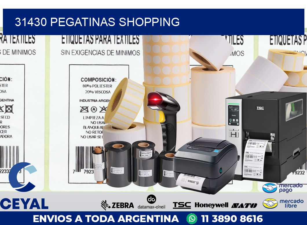 31430 PEGATINAS SHOPPING