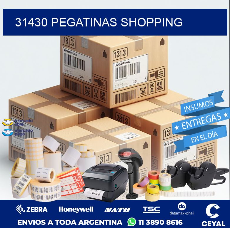 31430 PEGATINAS SHOPPING