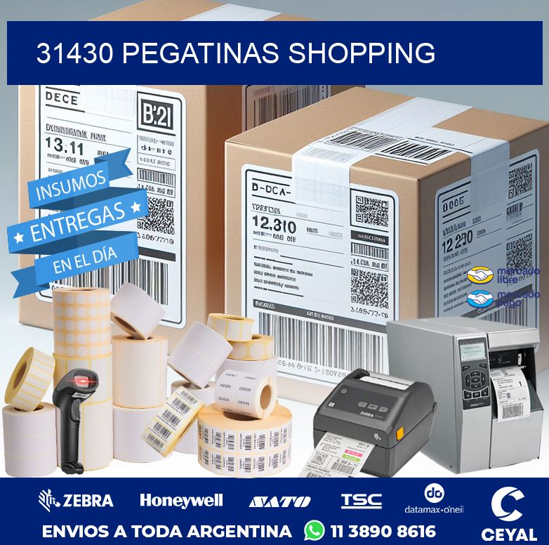 31430 PEGATINAS SHOPPING