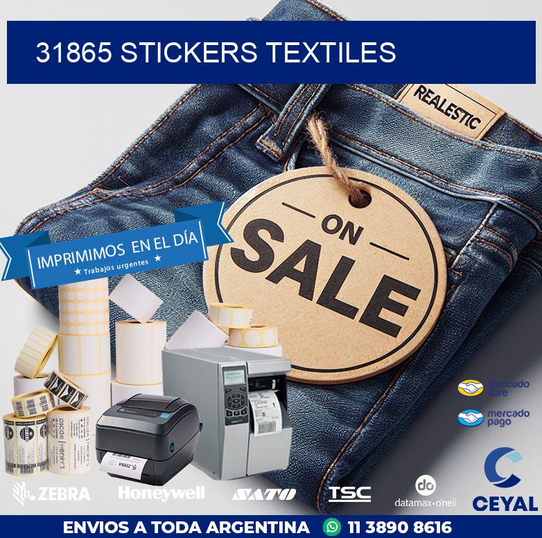 31865 STICKERS TEXTILES