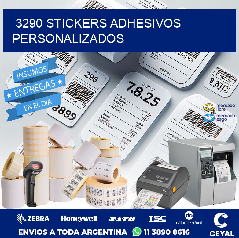 3290 STICKERS ADHESIVOS PERSONALIZADOS
