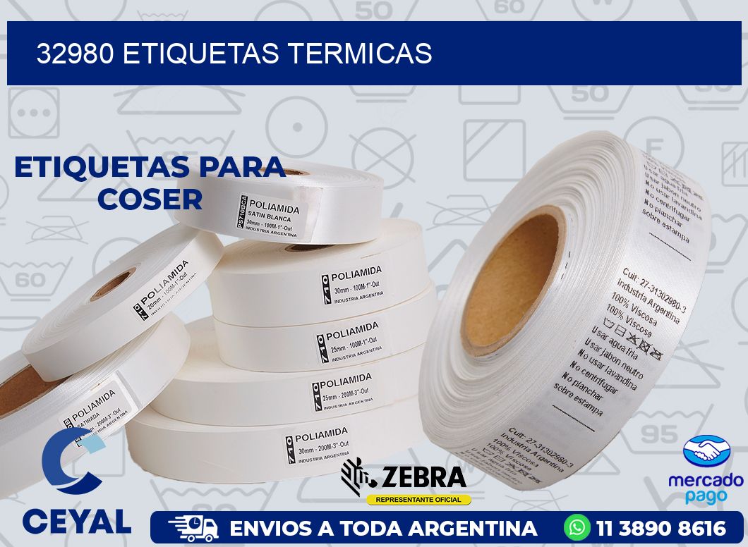 32980 ETIQUETAS TERMICAS