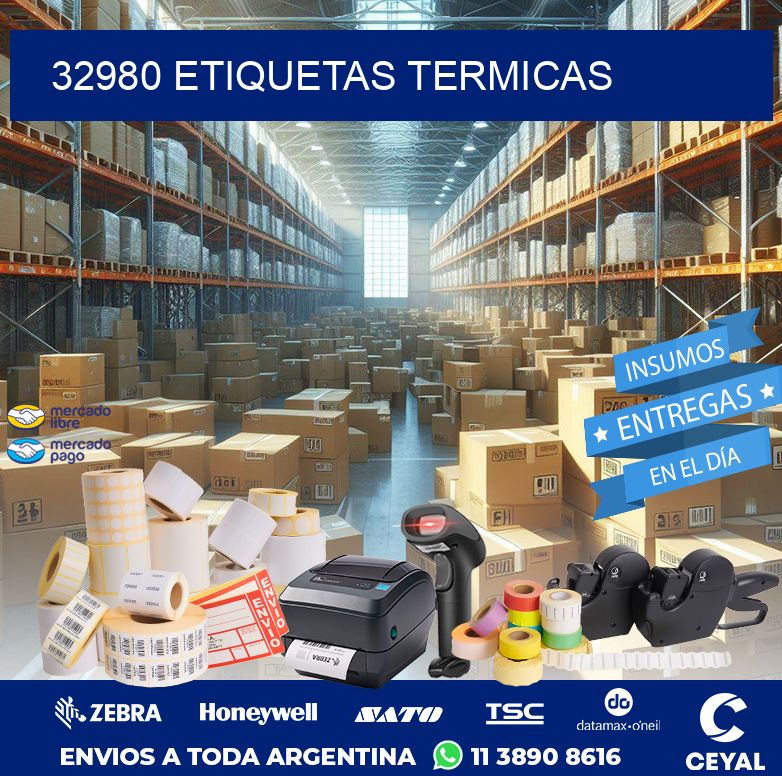 32980 ETIQUETAS TERMICAS