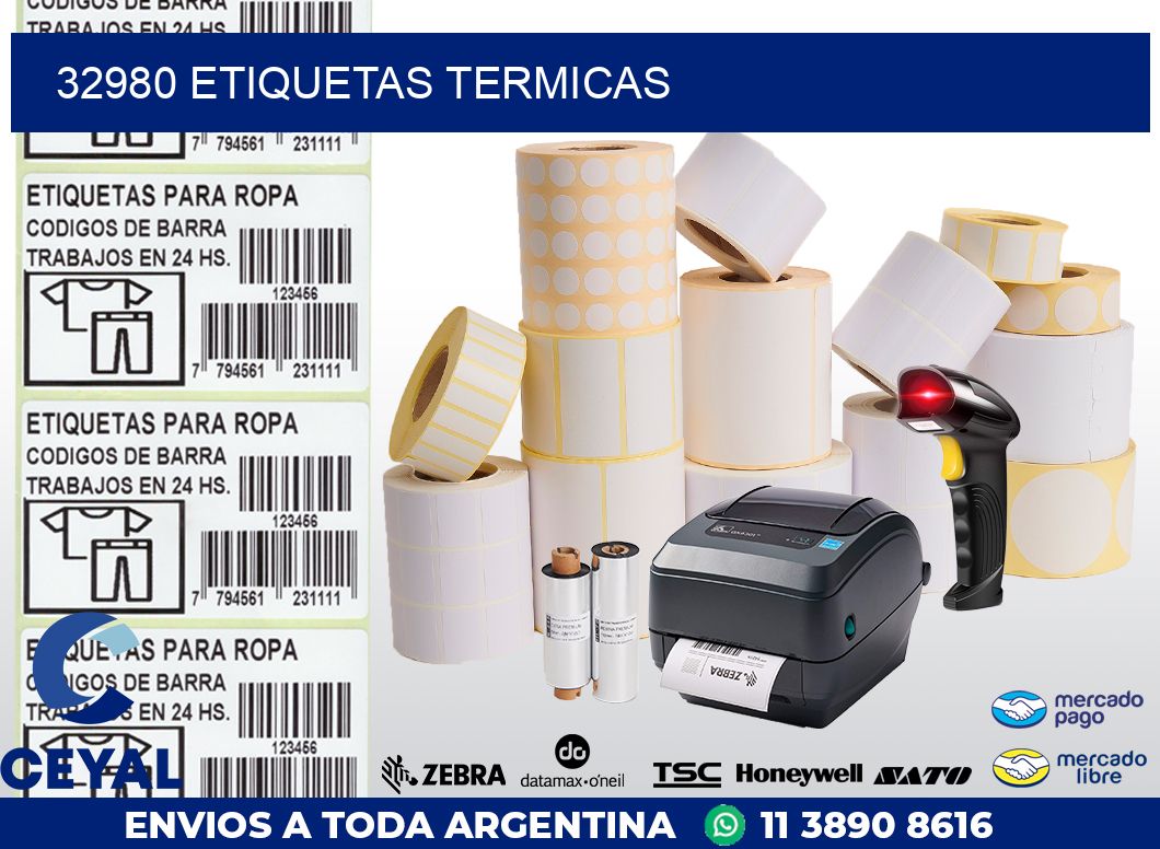 32980 ETIQUETAS TERMICAS