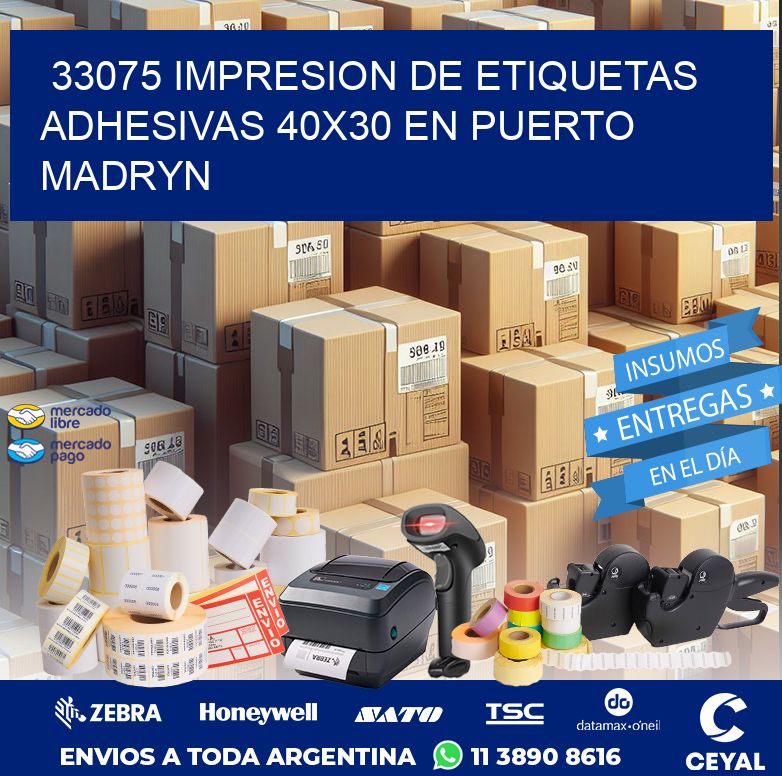 33075 IMPRESION DE ETIQUETAS ADHESIVAS 40X30 EN PUERTO MADRYN