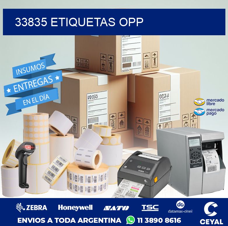 33835 ETIQUETAS OPP