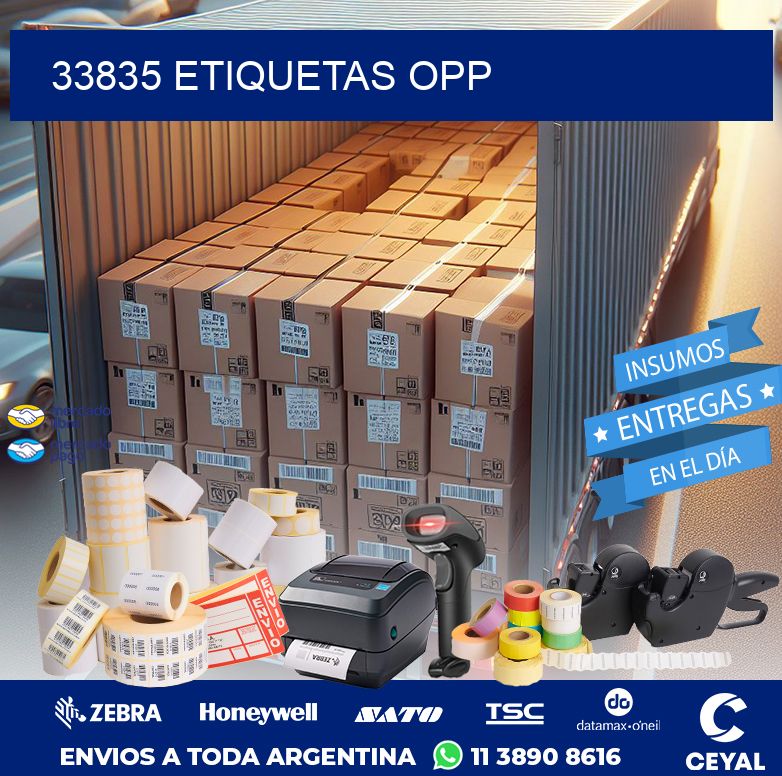 33835 ETIQUETAS OPP
