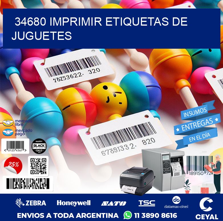34680 IMPRIMIR ETIQUETAS DE JUGUETES