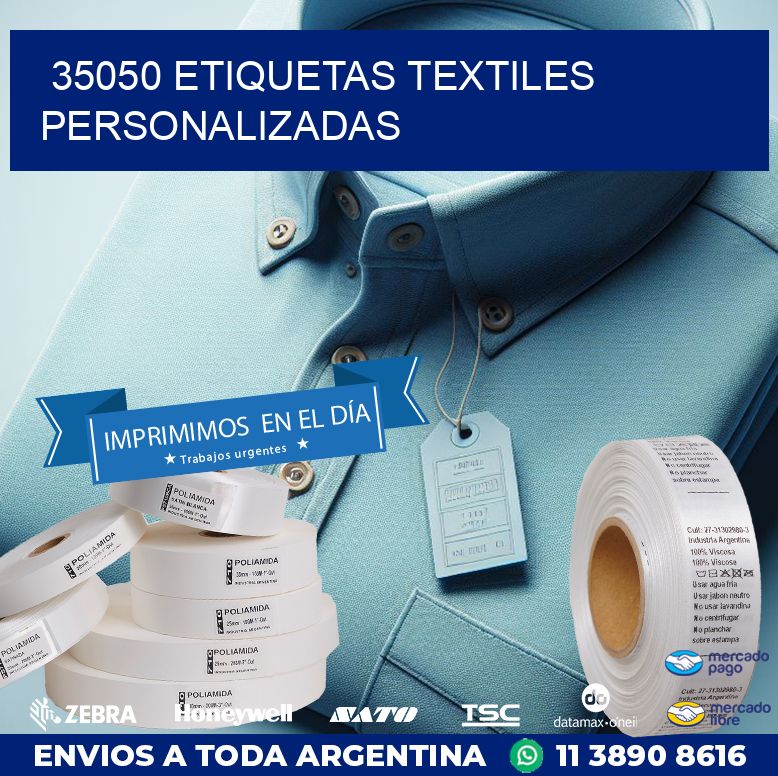 35050 ETIQUETAS TEXTILES PERSONALIZADAS
