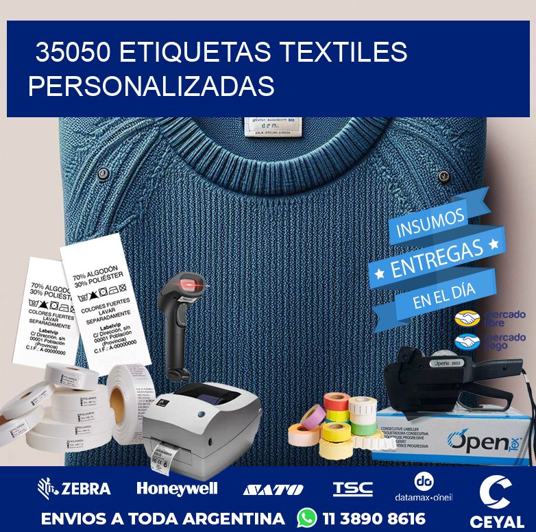 35050 ETIQUETAS TEXTILES PERSONALIZADAS