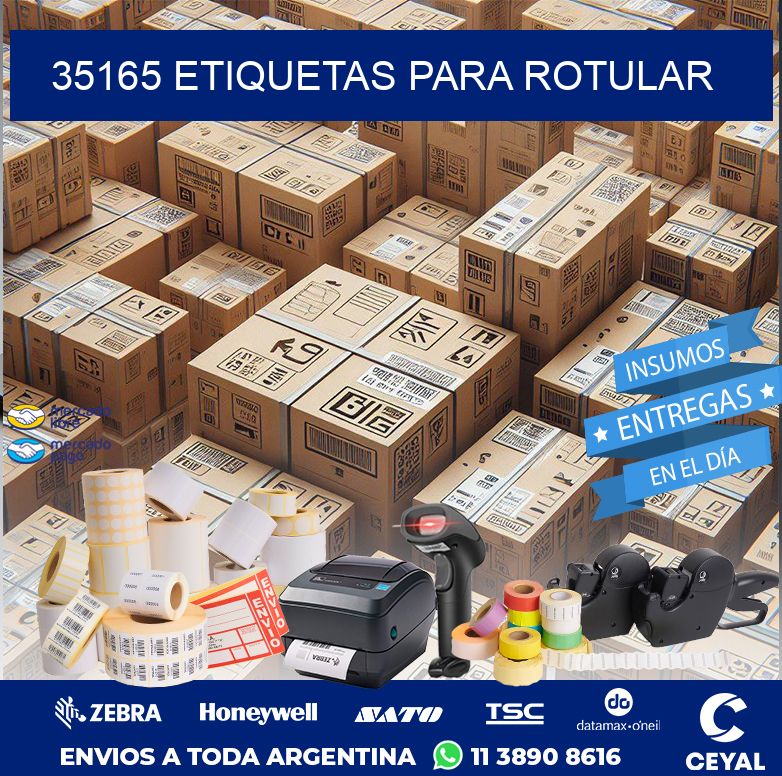 35165 ETIQUETAS PARA ROTULAR