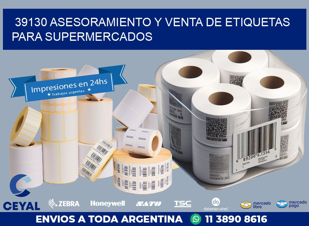 39130 ASESORAMIENTO Y VENTA DE ETIQUETAS PARA SUPERMERCADOS