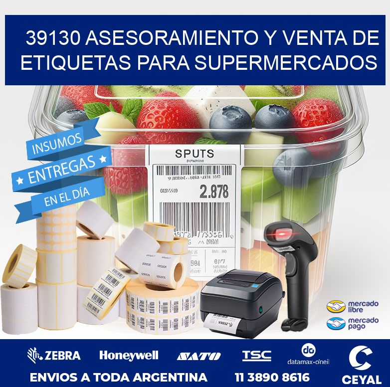 39130 ASESORAMIENTO Y VENTA DE ETIQUETAS PARA SUPERMERCADOS