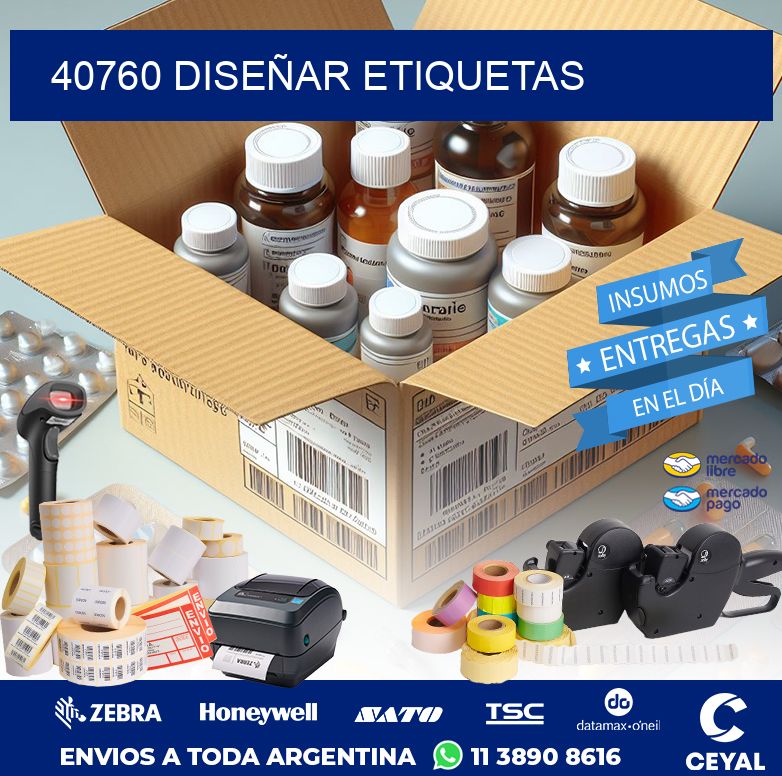 40760 DISEÑAR ETIQUETAS