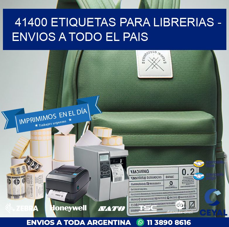 41400 ETIQUETAS PARA LIBRERIAS – ENVIOS A TODO EL PAIS