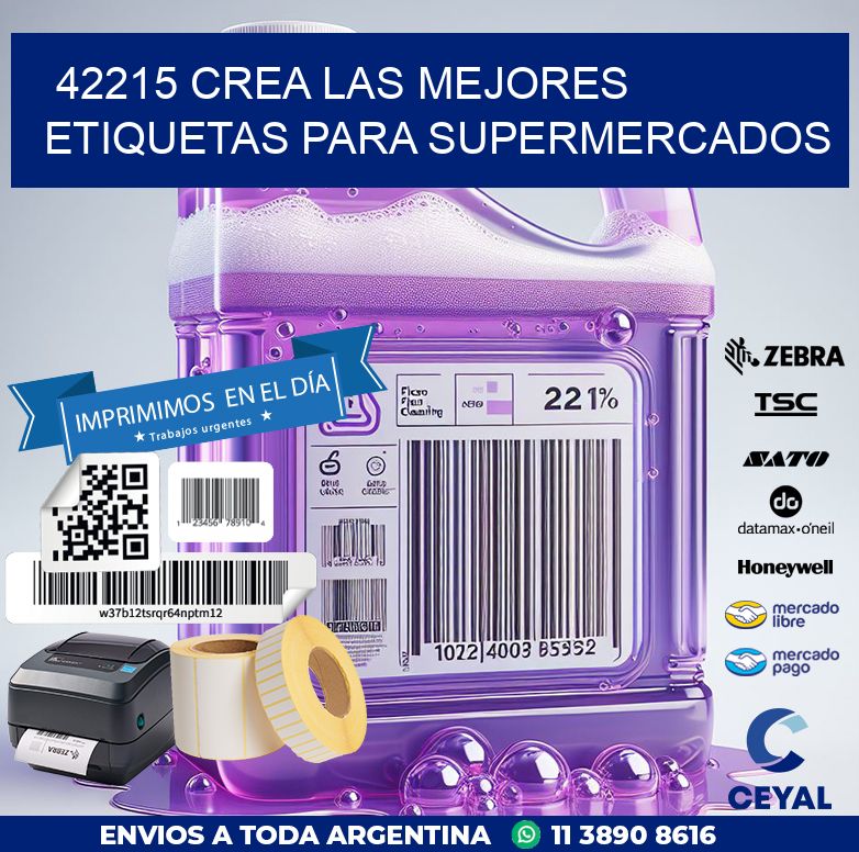 42215 CREA LAS MEJORES ETIQUETAS PARA SUPERMERCADOS