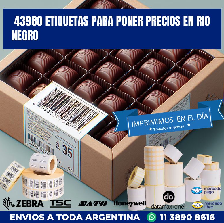 43980 ETIQUETAS PARA PONER PRECIOS EN RIO NEGRO