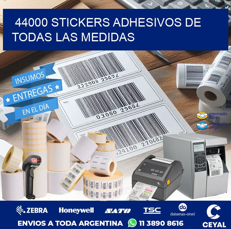 44000 STICKERS ADHESIVOS DE TODAS LAS MEDIDAS