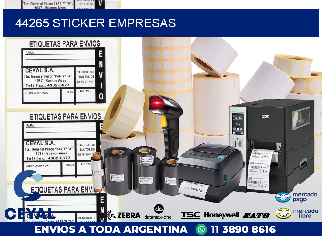 44265 STICKER EMPRESAS