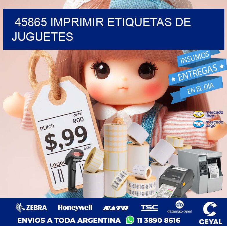 45865 IMPRIMIR ETIQUETAS DE JUGUETES