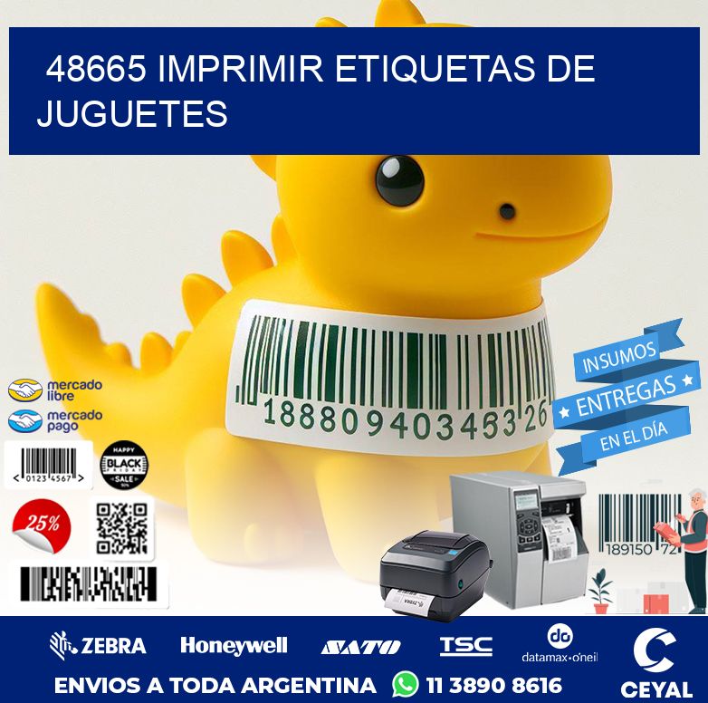 48665 IMPRIMIR ETIQUETAS DE JUGUETES