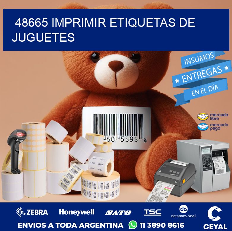 48665 IMPRIMIR ETIQUETAS DE JUGUETES